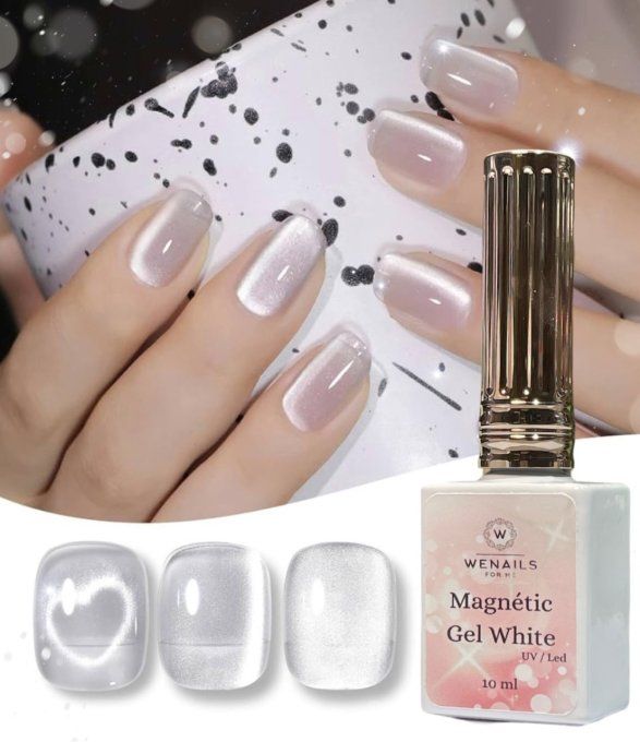 Magnetic gel white