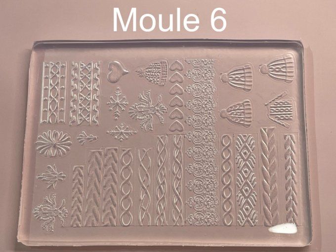 Moule 6 silicone